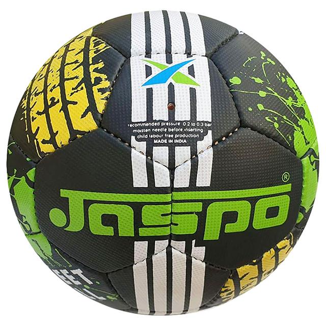 كرة قدم 3 طبقات مقاس 5 أسود جاسبو Jaspo Football PCV 3 Soccer Ball - SW1hZ2U6OTIyNzMw