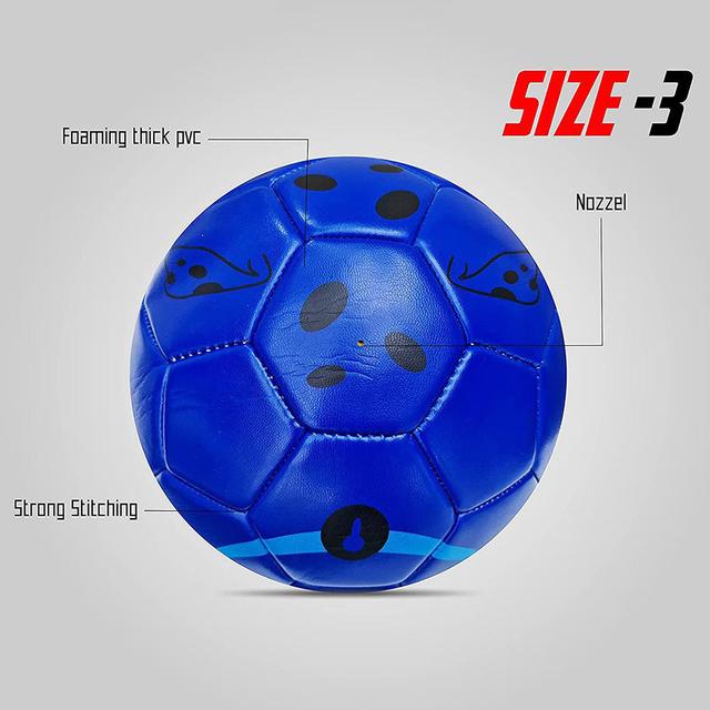 Jaspo - Synthetic Leather Soccer Ball Size 3 - Navy Blue - SW1hZ2U6OTIyNjQ2