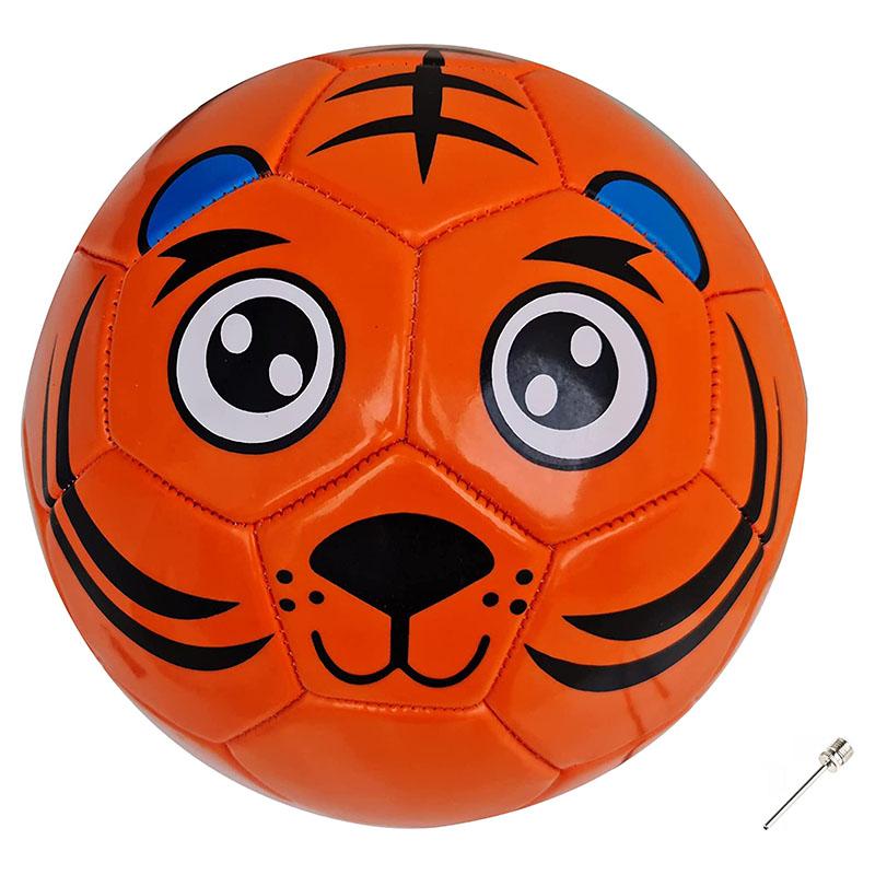 Jaspo - Synthetic Leather Soccer Ball Size 3 - Orange