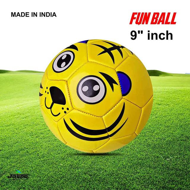 Jaspo - Synthetic Leather Soccer Ball Size 3 -Yellow - SW1hZ2U6OTIyNjYy