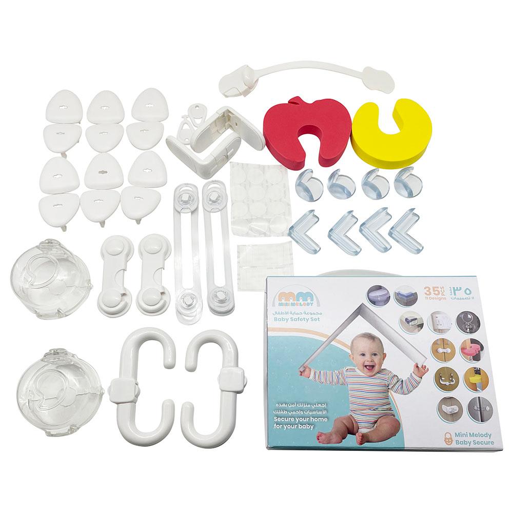 Mini Melody - Baby Safety 35pc-Set - White