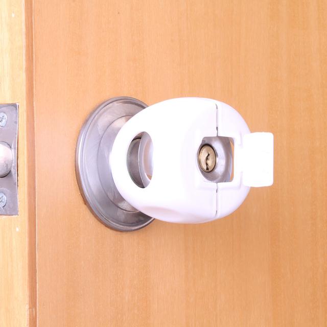 غطاء مقبض باب للأطفال عدد 2 ميني ميلودي أبيض Mini Melody Door Knob Cover - SW1hZ2U6OTIzOTUz