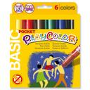 ألوان أساسية للأطفال عدد 6 بلاي كلر Playcolor Basic Pocket Colours - SW1hZ2U6OTI0MjA1