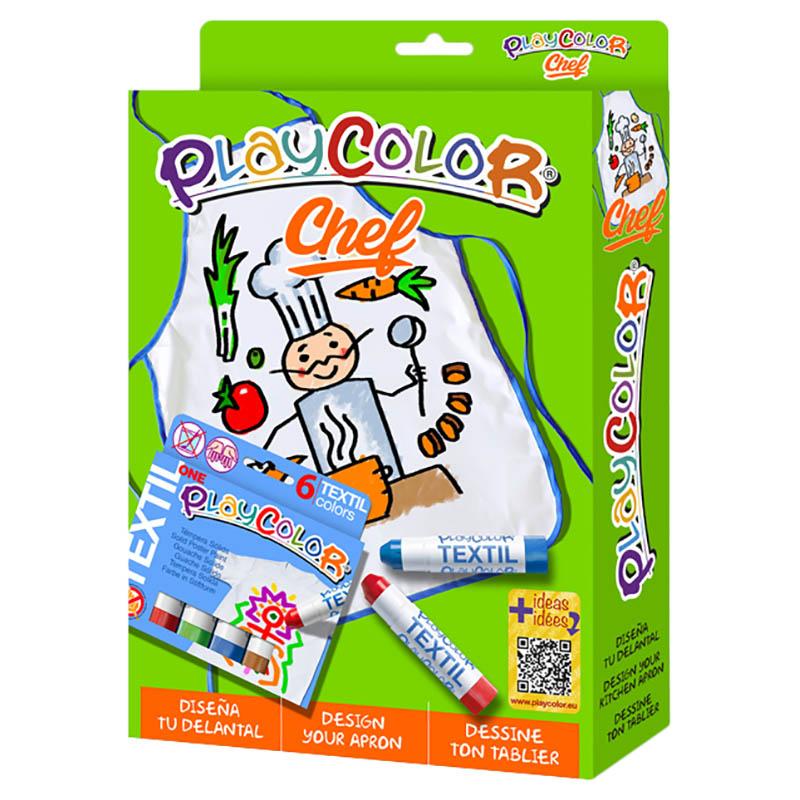 مجموعة ألوان للأطفال بلاي كلر Playcolor Art & Craft Chef Colour Pack