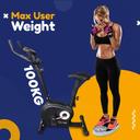 Powermax - BU-510 Magnetic Upright Exercise Bike - Black - SW1hZ2U6OTI0Njg1