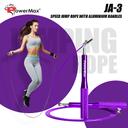 حبل مقاومة باور ماكس بمقبض 15 سم Powermax JA-3 Exercise Speed Jump Rope Purple - SW1hZ2U6OTI0NDk4