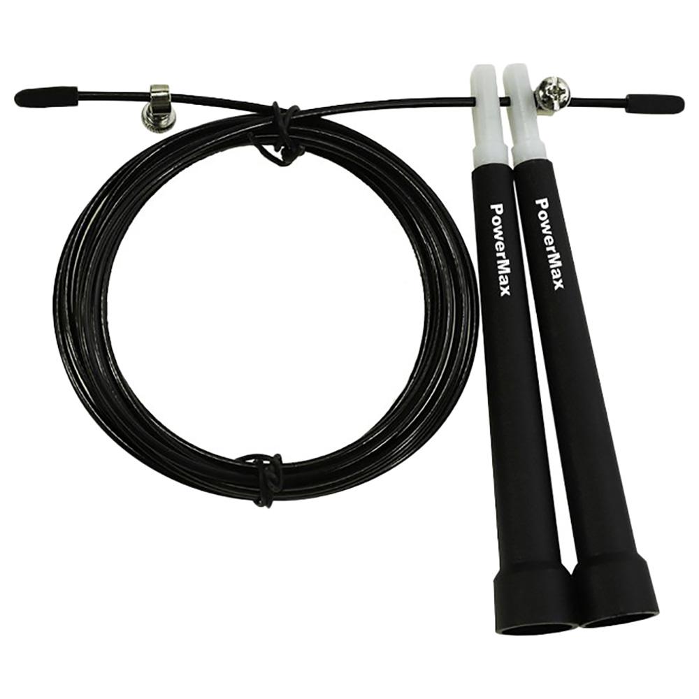 حبل مقاومة باور ماكس بطول 3 امتار Powermax JP-2 Exercise Speed Jump Rope Black