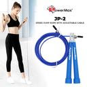 Powermax - JP-2 Exercise Speed Jump Rope - Blue - SW1hZ2U6OTI0Mzgx