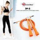 Powermax - JP-2 Exercise Speed Jump Rope - Orange - SW1hZ2U6OTI0Mzky