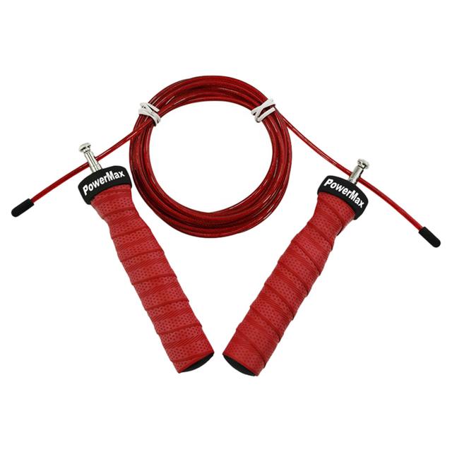 Powermax - JS-3 Exercise Speed Jump Rope - Red - SW1hZ2U6OTI0NDc0