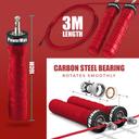 Powermax - JS-3 Exercise Speed Jump Rope - Red - SW1hZ2U6OTI0NDgw