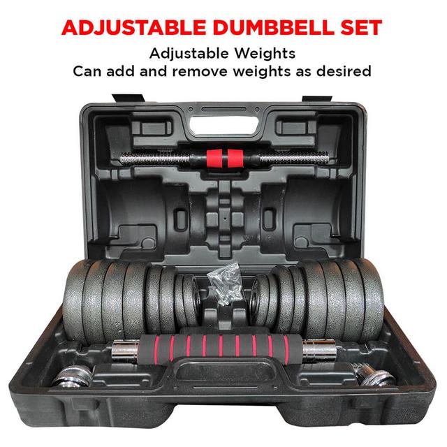 Powermax - Exercise Equipment Dumbbell Set - 30KG - SW1hZ2U6OTI0Njc0