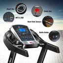 Powermax - TDA-125 Motorized Treadmill Auto Incline - Black - SW1hZ2U6OTI0NzY5