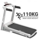 Powermax - TDM-99S Motorized Treadmill Manual Incline Black - SW1hZ2U6OTI0NzQz