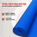 سجادة يوغا باور ماكس ازرق PowerMax Yoga Mat 4mm Blue - SW1hZ2U6OTI0NDYw