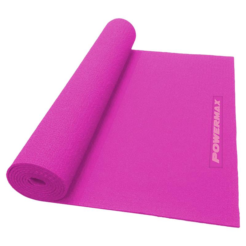 سجادة يوغا باور ماكس وردي PowerMax Yoga Mat 4mm Pink