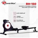 PowerMax - RH 150 Foldable Exercise Rowing Machine - SW1hZ2U6OTI0NzU0
