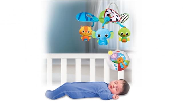 موسيقى سرير مزدوج الحركة للأطفال تيني لوف Tiny love Dual Motion Developmental Mobile