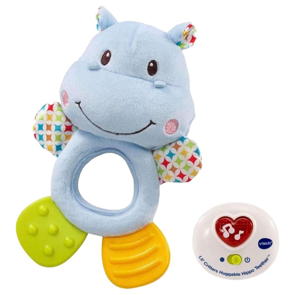 عضاضة اطفال في تيك Vtech Little Friendlies Happy Hippo Plush Teether