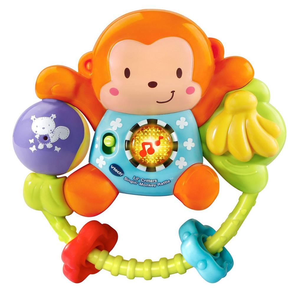 لعبة القرد للاطفال في تيك Vtech Little Friendlies Swing & Shake Monkey Rattle