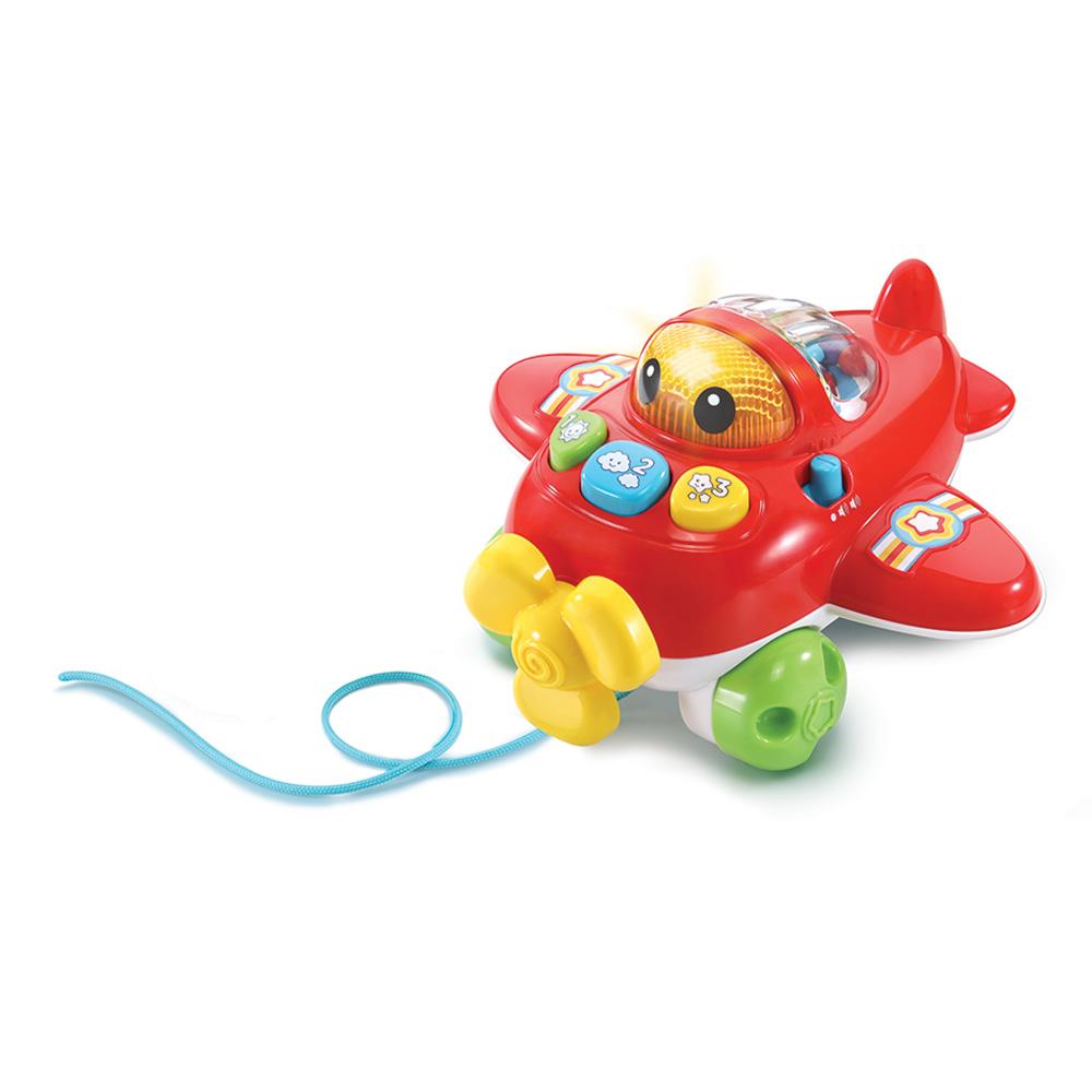 لعبة سحب الطائرة للاطفال في تيك Vtech Pull & Pop Aeroplane