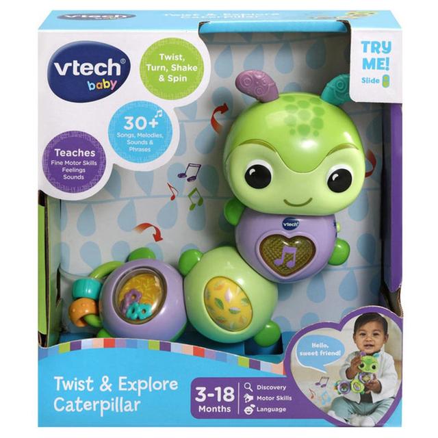 لعبة الدودة للاطفال في تيك Vtech Twist & Explore Caterpillar Rattle - SW1hZ2U6OTI1OTM3