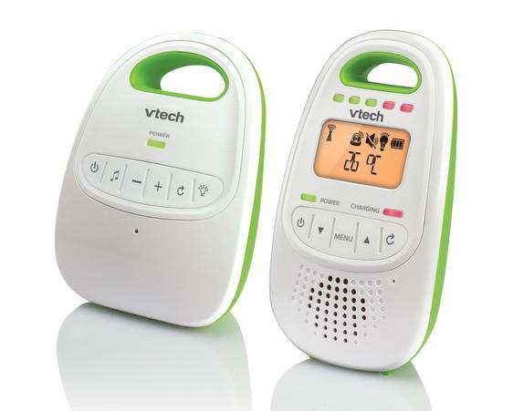 جهاز سماع صوت الطفل في تيك بشاشة LCD Vtech Digital Audio Baby Monitor with Lcd - Green - SW1hZ2U6OTI2NDU2