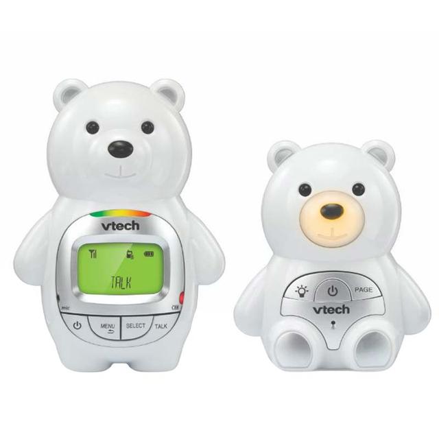 جهاز سماع صوت الطفل في تيك بشاشة LED Vtech - Baby Bear Digital Audio Monitor - White - SW1hZ2U6OTI2NTgy