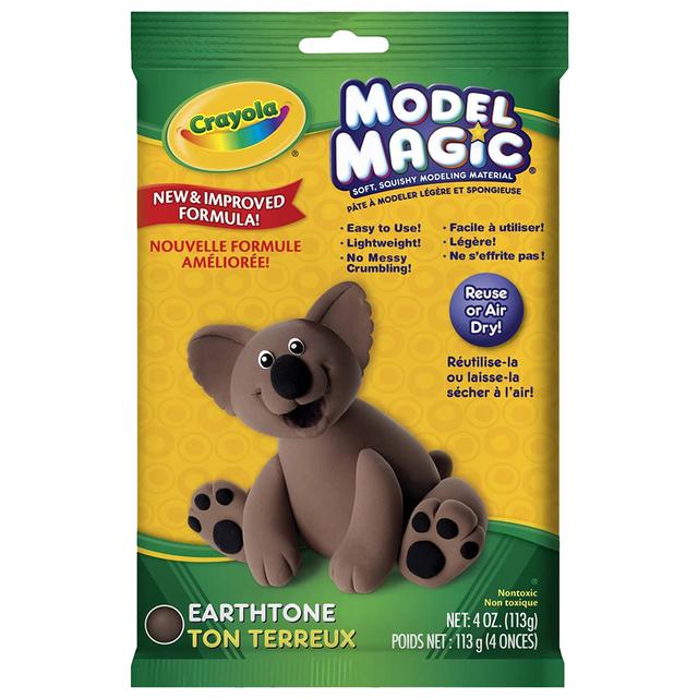 Crayola - Model Magic, 4-oz Pouch - Earth Tone - SW1hZ2U6OTE5MTYx