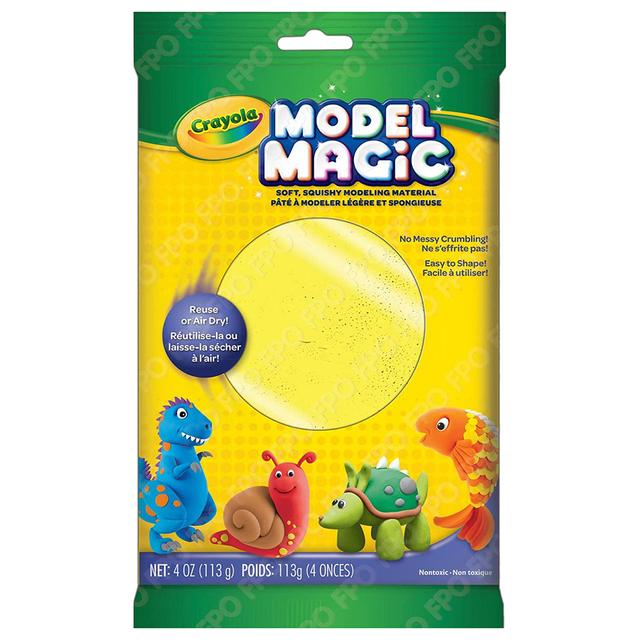 Crayola - Model Magic, 4-oz Pouch - Neon Yellow - SW1hZ2U6OTE5MTg4