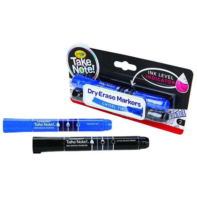 Crayola - Take Note Dry Erase Markers, Pack of 2 - SW1hZ2U6OTE4OTky