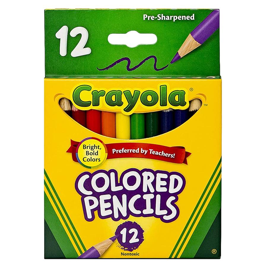 Crayola - Colored Pencils, Long, Pack of 12