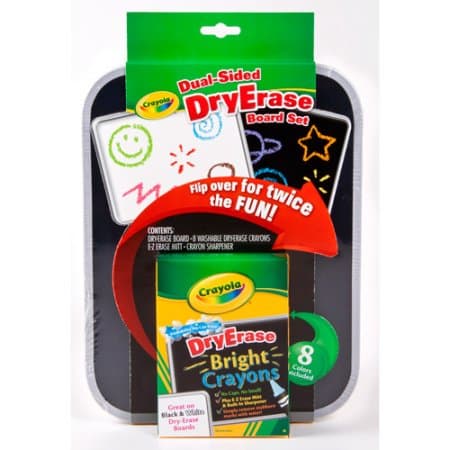 سبورة ذات وجهين للأطفال من كرايولا Crayola Dry Erase Dual Sided Board Set - 246474