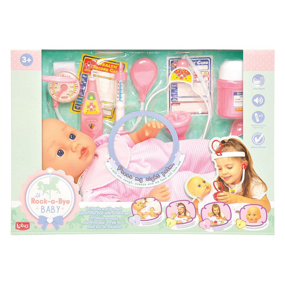 Lotus - Electronic Soft Body Baby 38cm - Pink