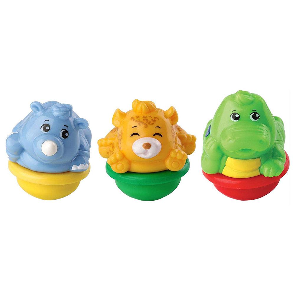 لعبة اشكال الحيوانات البرية للاطفال في تيك 3 قطع Vtech - Zoomizooz Animal 3pcs Wild Animal