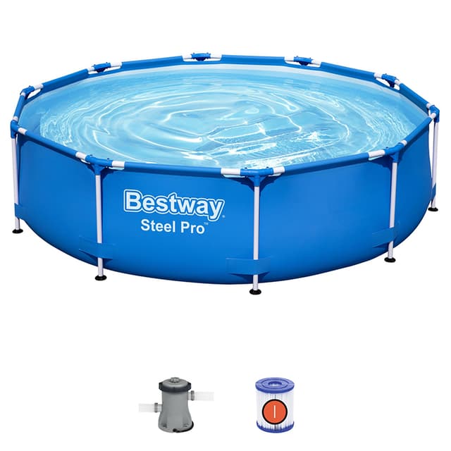 Bestway - Steel Pro Pool Round Pool Set 305x76cm - Blue - 244799