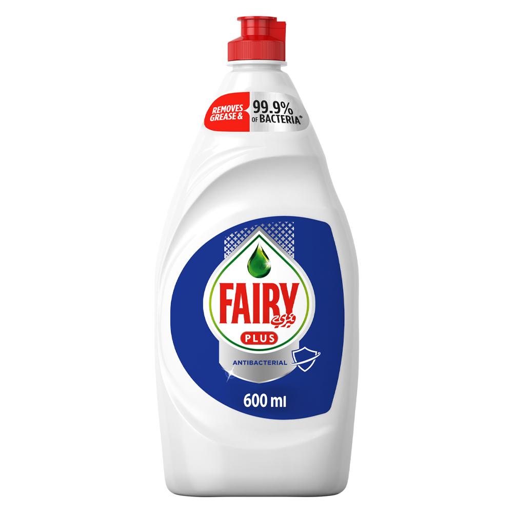 Fairy - Plus Antibacterial Dishwashing Liquid Soap 600ml