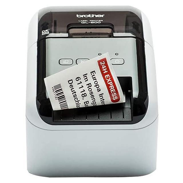 طابعة ملصقات برذر إحترافية Brother QL 800 High Speed Professional Label Printer - SW1hZ2U6OTMwNDg0