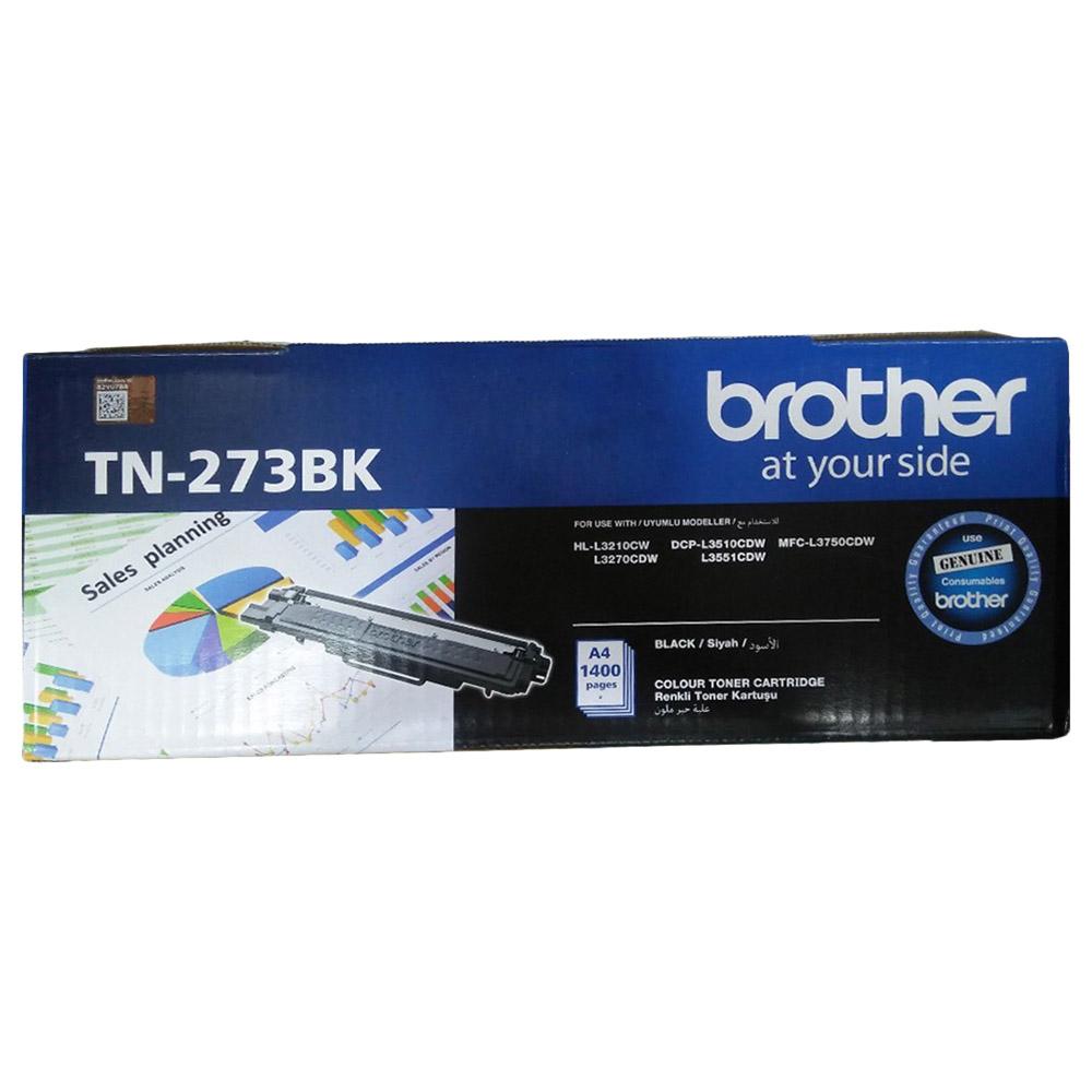 حبر طابعات أسود 1400 صفحة لطابعة برذر (HL3270CDW) Brother TN-273BK Black Toner Cartridge