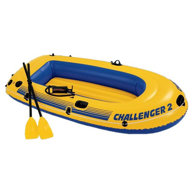 قارب مطاطي قابل للنفخ شخصين انتكس Intex Challenger 2 Boat Set - SW1hZ2U6OTM4NDIy