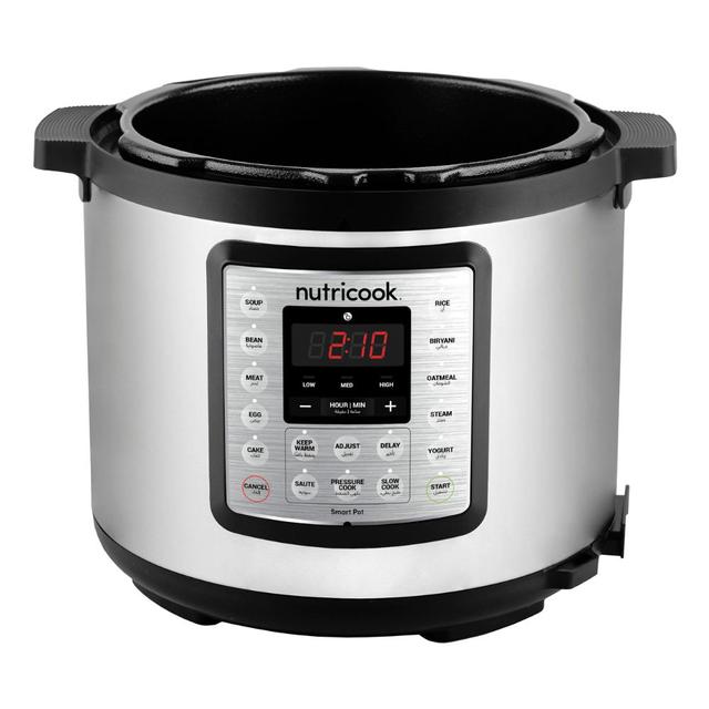 قدر الضغط الكهربائي الذكي 9 في 1 6 لتر من نوتري كوك Nutricook Smart Pot Eko Electric Pressure Cooker