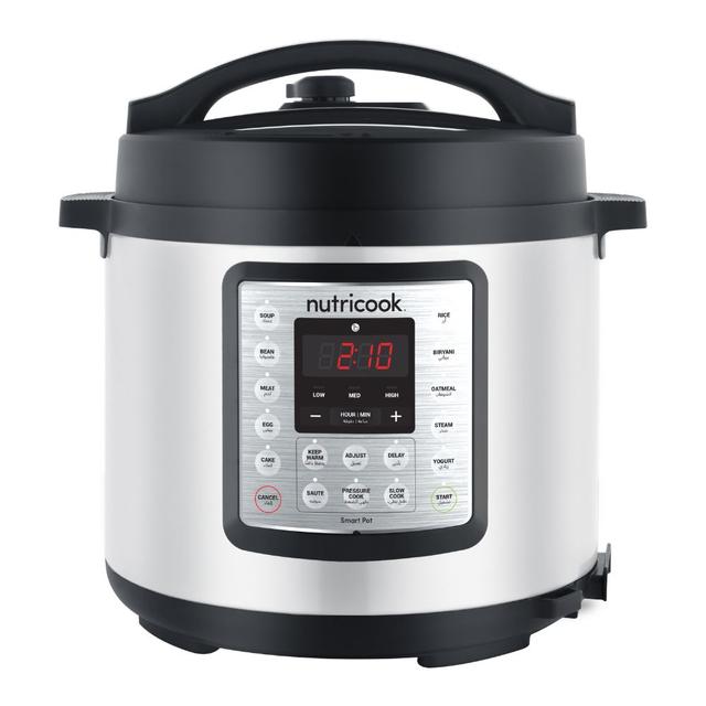 قدر الضغط الكهربائي الذكي 9 في 1 6 لتر من نوتري كوك Nutricook Smart Pot Eko Electric Pressure Cooker