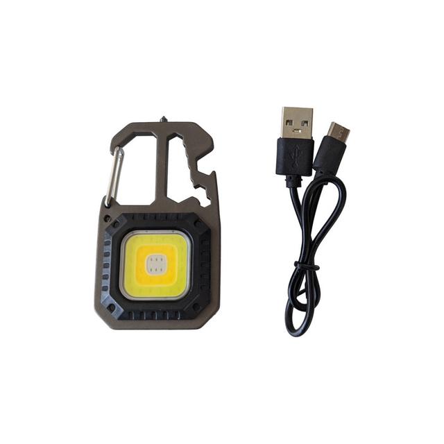 كشاف ليد صغير للرحلات Cob Rechargeable Keychain Light W5138 - SW1hZ2U6NzEwMDMy