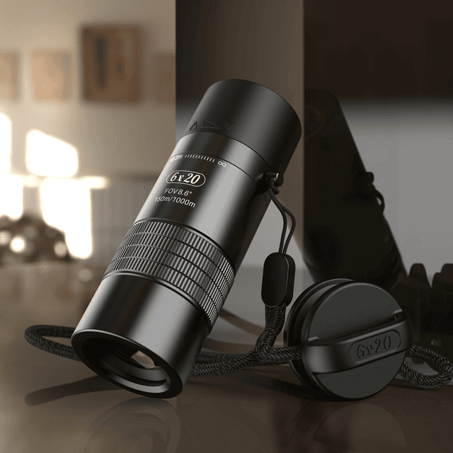 دربيل منظار صغير 6X أبيكسيل Apexel 6X HD Close Focus Monocular Telescope