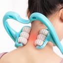 جهاز تدليك الرقبة Multifunctional Six-wheel Neck Massager