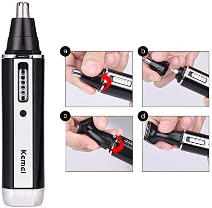 ماكينة حلاقة الأنف كيمي Kemei 4 in 1 Electric nose hair trimmer