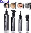 ماكينة حلاقة الأنف كيمي Kemei 4 in 1 Electric nose hair trimmer