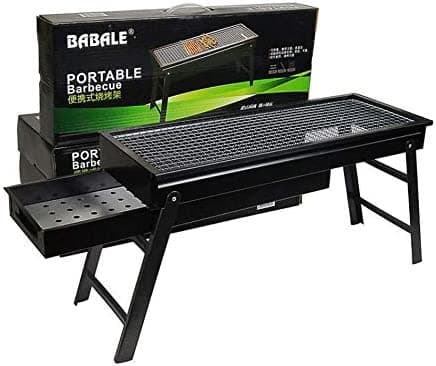 شواية فحم (منقل شواء) قابل للطي Babale Portable Folding Charcoal Barbecue Grill