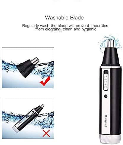 ماكينة حلاقة الأنف كيمي Kemei 4 in 1 Electric nose hair trimmer