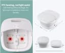 حوض غسيل القدمين مع بكرات تدليك Foldable Foot Bath Household Massage Tub